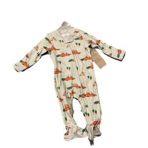 NEW 0-3m HONEST BABY GIRL Boy Bunny ORGANIC COTTON SLEEP & PLAY Easter Carrot